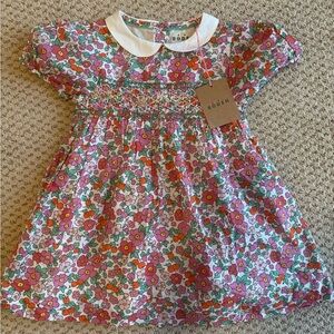 Boden Mini NWT smocked dress 18-24 months floral, Easter spring special occ